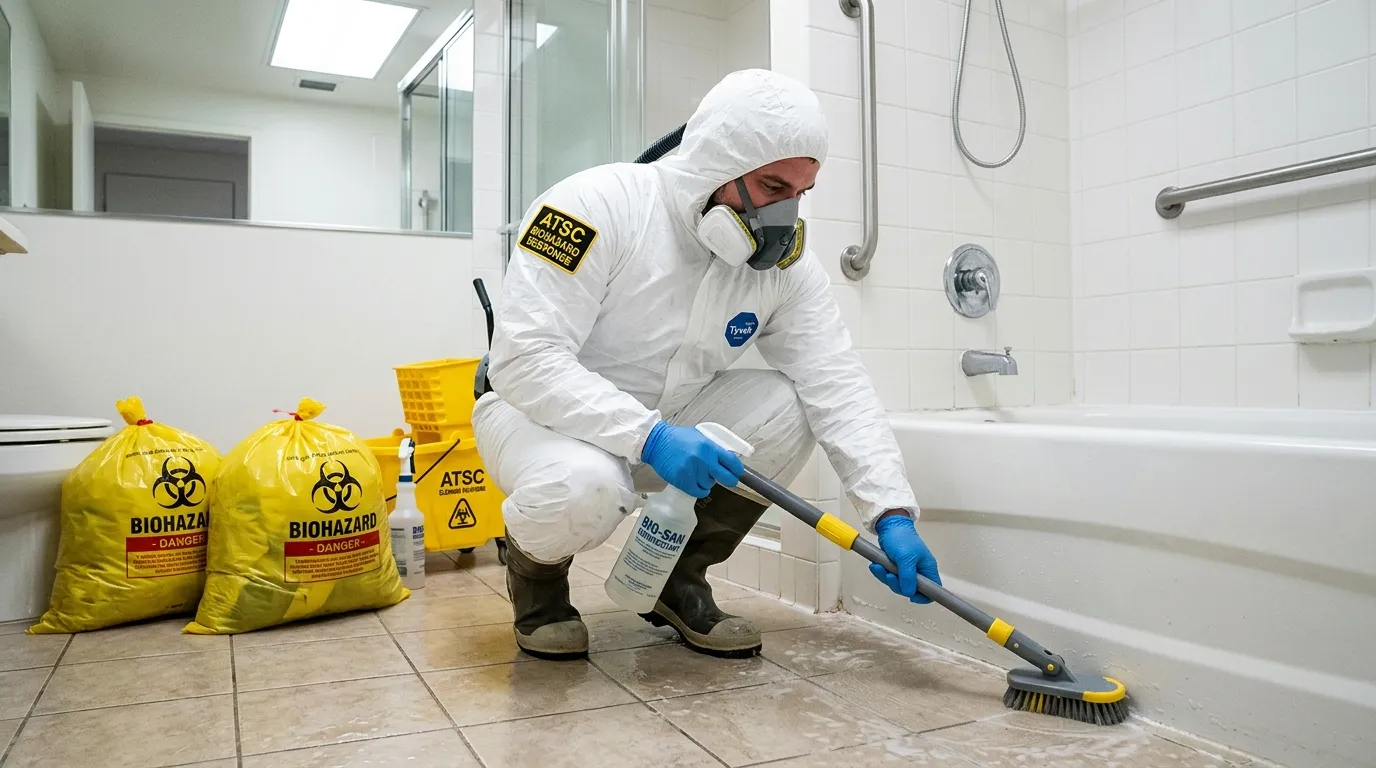 Decontamination equipment deployed for Blood Cleanup in Waukee